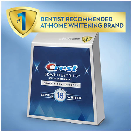 CresCrest 3D Whitestrips Professional Effects Dental Whitening Kit