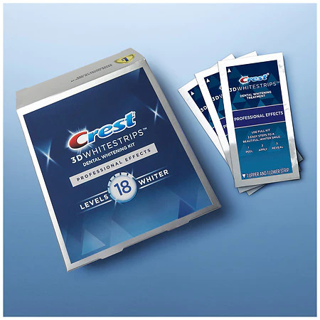 CresCrest 3D Whitestrips Professional Effects Dental Whitening Kit