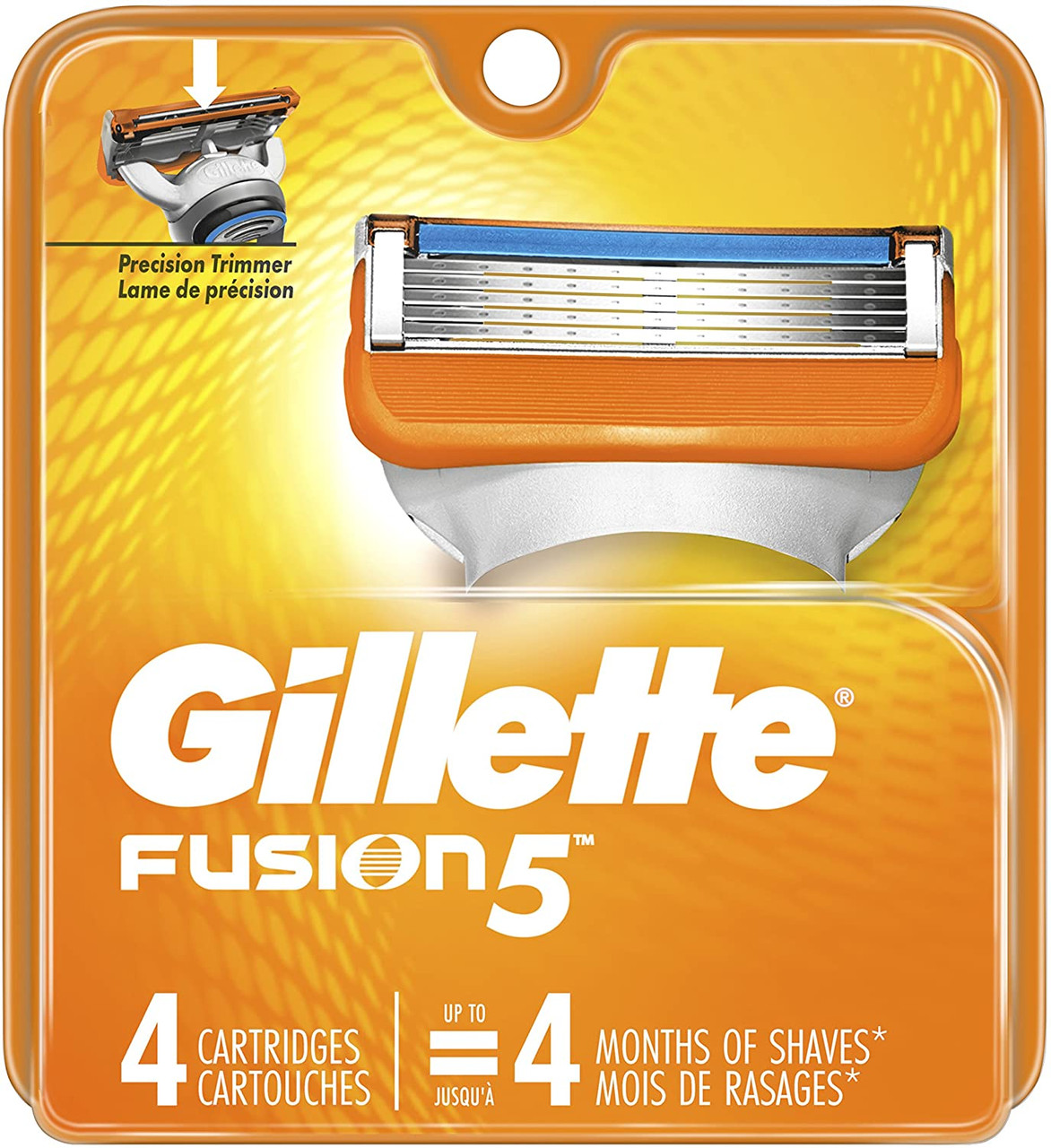 Gillette Fusion5 Razor Refill Cartridges 4, 8, or 12 Count