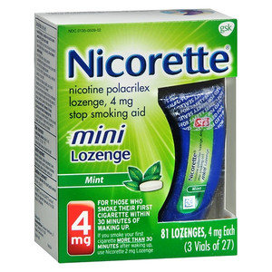 Nicorette Mini:4 mg:Mint:81 Pieces 307667880502