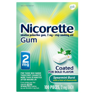 Nicorette:2 mg:Spearamint Burst:100 Pcs:307667770001