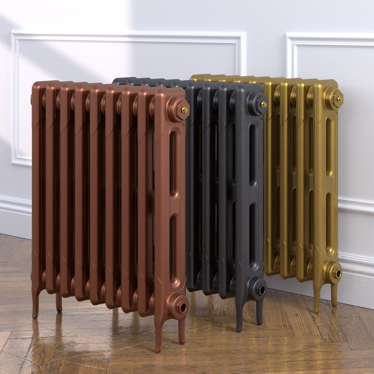 Gasta Victorian 2 Column Cast Iron Radiator H660mm x W586mm