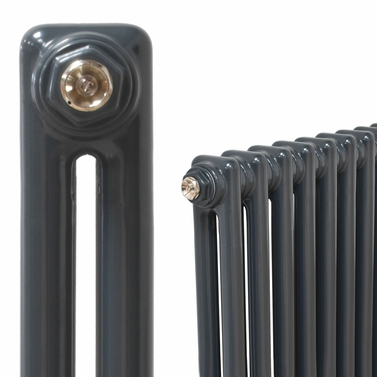Infinity Anthracite Column Radiator Sections H1200mm X W300mm