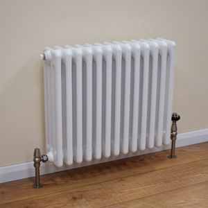 TE4-W-LS00 - Trade Essentials White 4 Column Radiator H600 x W622
