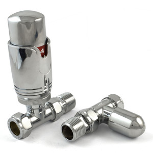 M-TRV-042-ST-C-ALT00 - Nena Modern TRV Straight Chrome Thermostatic Radiator Valves