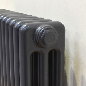 TE3-A-CU00 - Trade Essentials Metallic Anthracite 3 Column Horizontal Radiator H500 x W622
