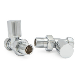 M-MAN-010-ST-C-ALT00 - Aaron Modern Manual Straight Chrome Radiator Valves