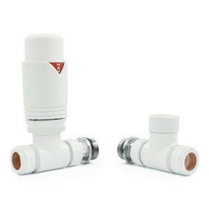 M-TRV-072-ST-WW-ALT00 - Ramone Modern TRV Straight All White Thermostatic Radiator Valves