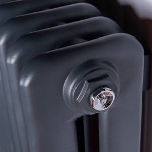 NC-CU2 - Neo Column Anthracite Horizontal Radiator H600mm X W599mm