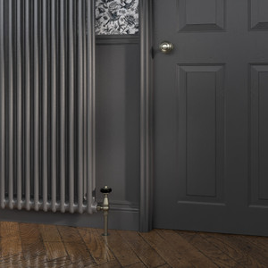 HR2-1800-FB-057-OFF-BLACK-ESG-LS01 - Heritage Colour 2 Column Vertical Radiator H1800mm X W392mm