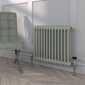 HR2-500-FARROW-BALL-HERITAGE-PAINT-FINISH-025-PIGEON-EGG-SHELL-GLOSS-LS00 - Heritage Colour 2 Column Radiator H500 x 484mm