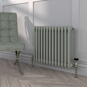 HR3-500-FARROW-BALL-HERITAGE-PAINT-FINISH-025-PIGEON-EGG-SHELL-GLOSS-LS00 - Heritage Colour 3 Column Radiator H500mm x W484mm