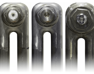 Raw Metal 2 column radiator