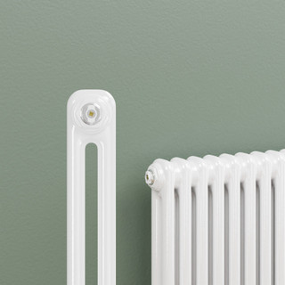 Trade Essentials White 2 Column Radiator H500 x W1404