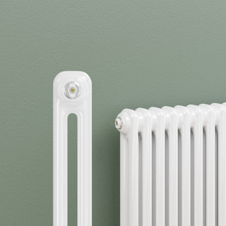 Trade Essentials White 2 Column Radiator H600 x W1404