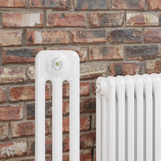 Cara White 3 Column Radiator H600 x W622