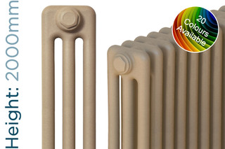 Classic Colour 3 Column Radiator 3 Sections H2000mm X W162mm