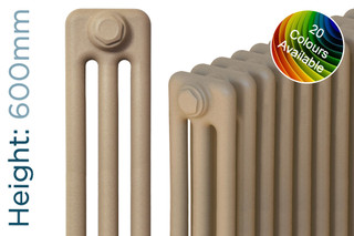 Classic Colour 3 Column Radiator 3 Sections H600mm X W162mm