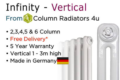 Infinity White NEXT DAY Column Radiators...
