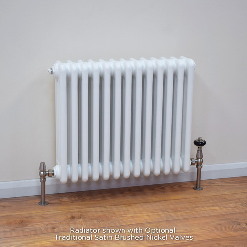 CT4-W-LS00 - Classic White 4 Column Radiator H600 x W834