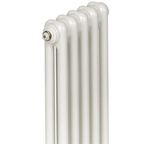 TE2-1800-W - Trade Essentials White 2 Column Vertical Radiator H1800 x W392