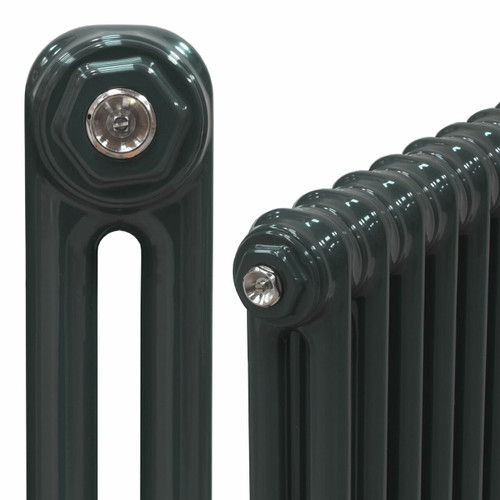 Classic Anthracite 2 Column Radiator H750 X W490