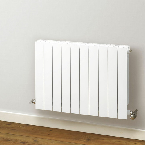 NFA-TD-657-W - Infinity Aluminium Designer White Horizontal Radiator H657mm X W1780mm