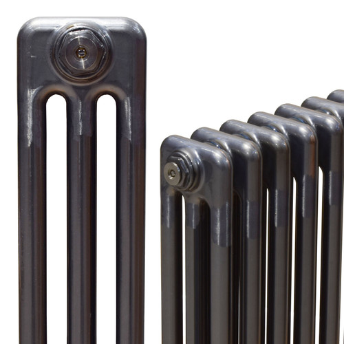 Classic Raw 3 Column Horizontal Radiator H600mm x W806mm