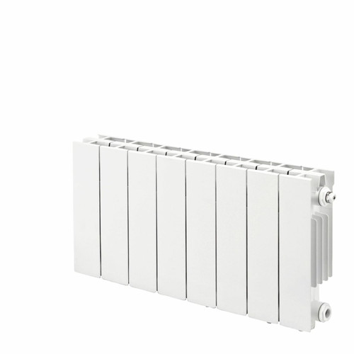 Trade Essentials Aluminium Designer White Horizontal Radiator H440mm X W660mm