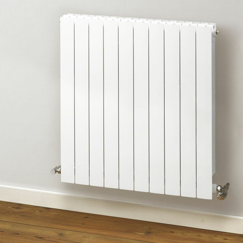 NFA-TD-757-W - Infinity Aluminium Designer White Horizontal Radiator H757mm X W740mm