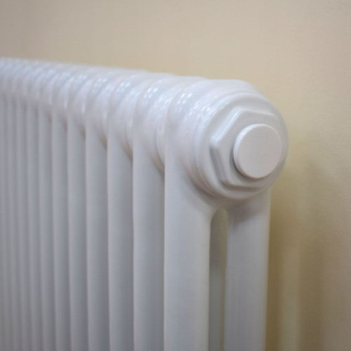 CT2-W-CU00 - Classic White 2 Column Vertical Radiator H1800 x W609