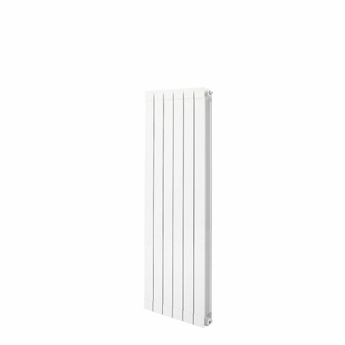 Trade Essentials Aluminium Designer White Vertical Radiator H1446mm X W340mm