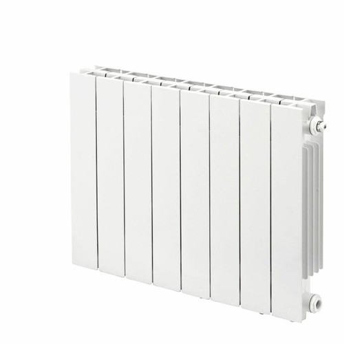 Trade Essentials Aluminium Designer White Horizontal Radiator H590mm X W1140mm