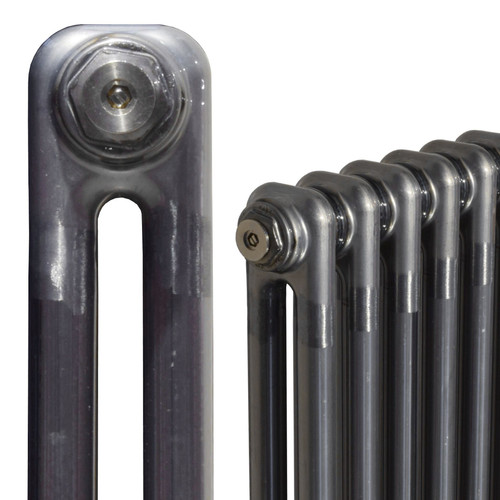 CT2-R - Classic Raw 2 Column Horizontal Radiator H500mm X W622mm