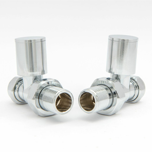 Aaron Modern Manual Straight Chrome Radiator Valves