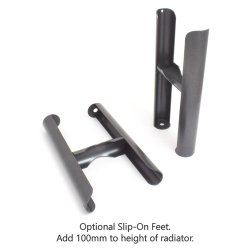 NF-SF-A - Trade Essentials Anthracite 3 Column Slip-On Feet 20+ Sections (Odd No. Sections) (3 Feet)