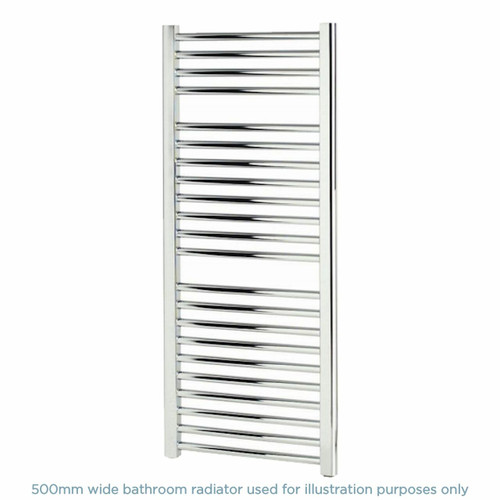 AP-ASC4-5W1100 - Apollo Napoli Straight Chrome Towel Radiator H1100mm X W450mm