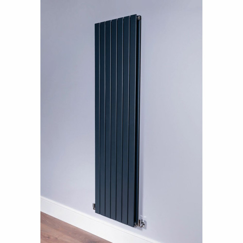 DQ-STRATA-V-D-A-LS00 - DQ Strata Vertical Single Radiator H1800mm X W376mm Anthracite