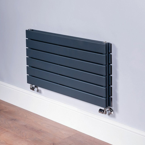 DQ-STRATA-H-D-A-LS00 - DQ Strata Horizontal Double Radiator H604mm X W900mm Anthracite