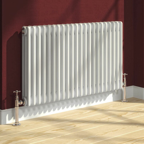 RE-3-C600-LS00 - Reina Colona White 3 Column Radiator H300mm x W1010mm