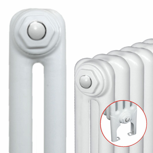 MS-MSFW-2-ALT00 - MHS Multisec 2 Column Vertical Radiator With Welded-On Feet H1900mm x W162mm White