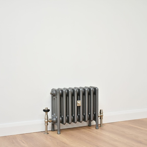 CI-CLA353-LS00 - Classic 4 Column Cast Iron Radiator H353mm x W224mm