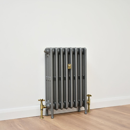 CI-CLA636-LS01 - Classic 4 Column Cast Iron Radiator H636mm x W724mm