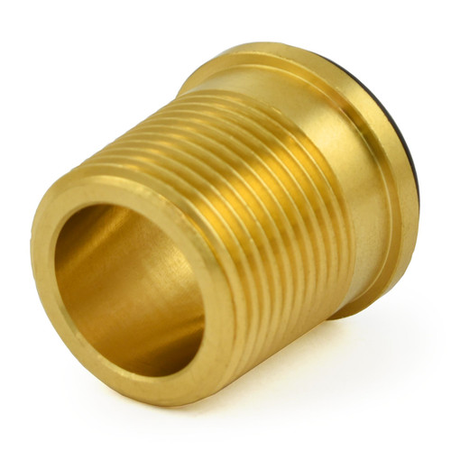 A-ADP-506-34-UB - 3/4 inch Coupler Radiator Valve Adaptor - Unlacquered Brass