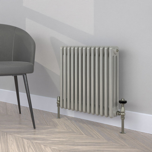 CT3-C-500-AGATE-GREY-LS00 - Classic Grey 3 Column Radiator H500mm x W1404mm