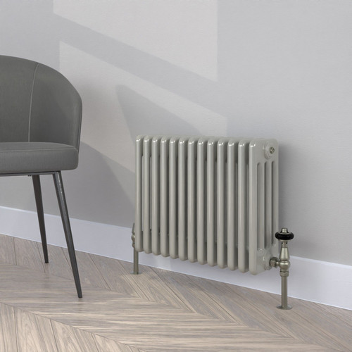 CT4-C-400-AGATE-GREY-LS00 - Classic Grey 4 Column Radiator H400mm x W1220mm