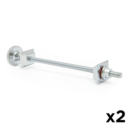 A-TIE-502-265-C-x2 - Radiator Wall Stay 265mm - Chrome (x2)