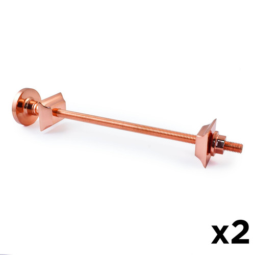 A-TIE-502-265-PC-x2 - Radiator Wall Stay 265mm - Polished Copper (x2)
