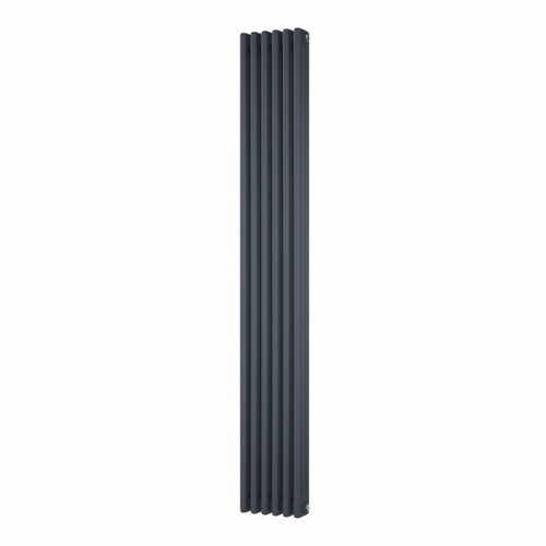 DR-A-COL-3-180287-ALT00 - Cheltenham Anthracite 3 Column Vertical Radiator H1800mm x W290mm