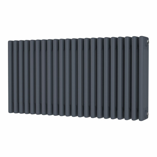 DR-A-COL-4-50988-ALT00 - Cheltenham Anthracite 4 Column Horizontal Radiator H500mm x W988mm